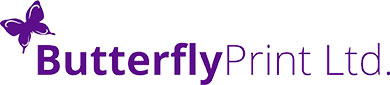 Butterfly print logo Butterfly print logo